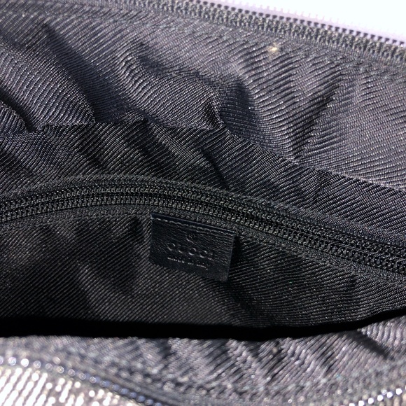#10 Gucci Black GG Canvas Tote Sku# 83993 (Gently Used) - Picture 12 of 14